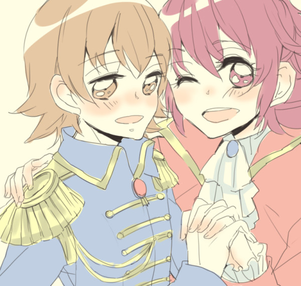 aida mana and myoudouin itsuki (precure and 2 more) drawn by sorato_(astllatte)