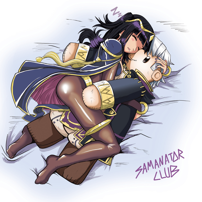 male robin and tharja (fire emblem and 1 more) drawn by samanator_club