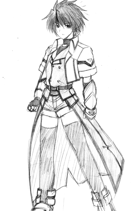 erio mondial (lyrical nanoha and 1 more) drawn by hagane_soushi