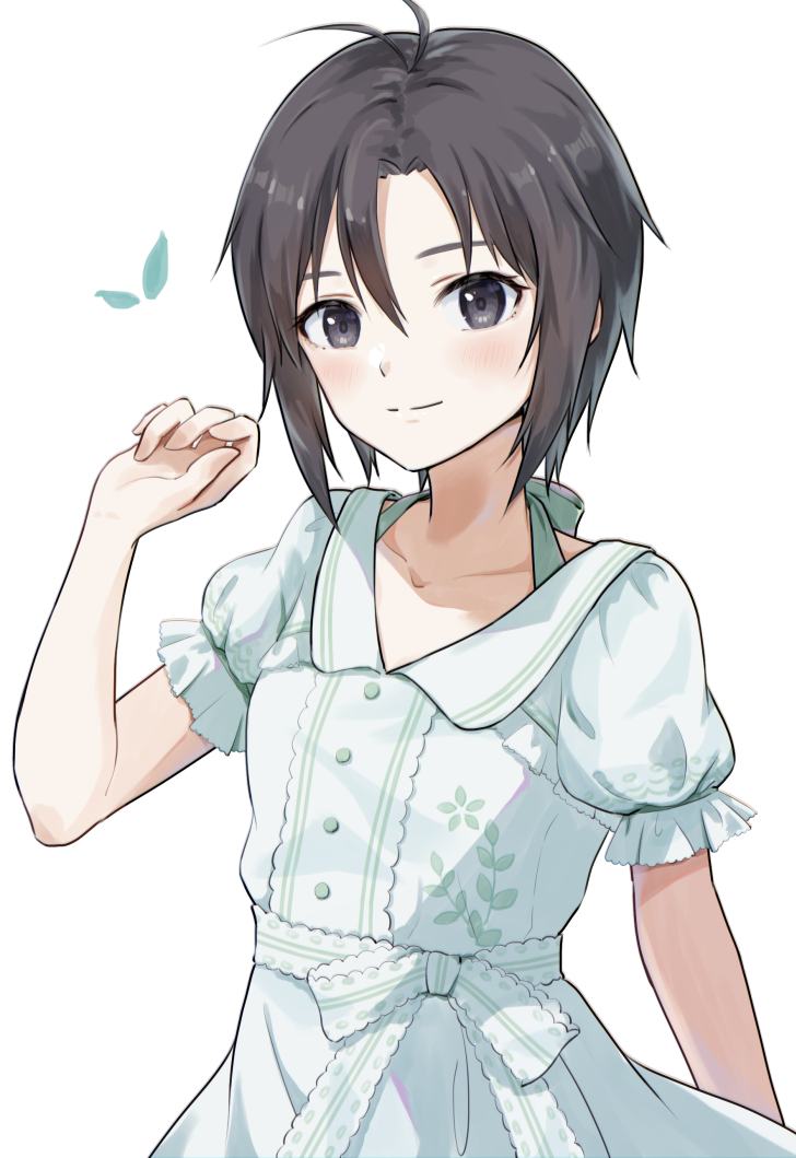 kikuchi makoto (idolmaster and 3 more) drawn by mogskg