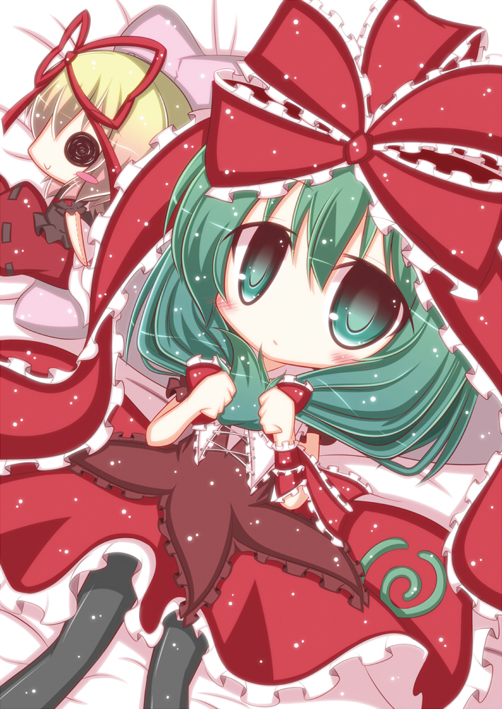kagiyama hina and medicine melancholy (touhou) drawn by komakoma_(magicaltale)