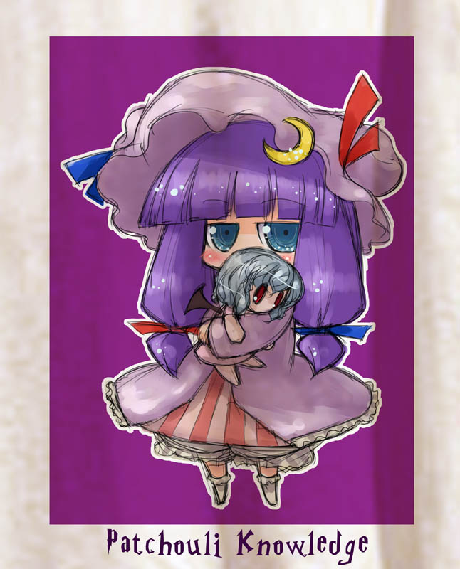 remilia scarlet and patchouli knowledge (touhou) drawn by tao_(kadoya)