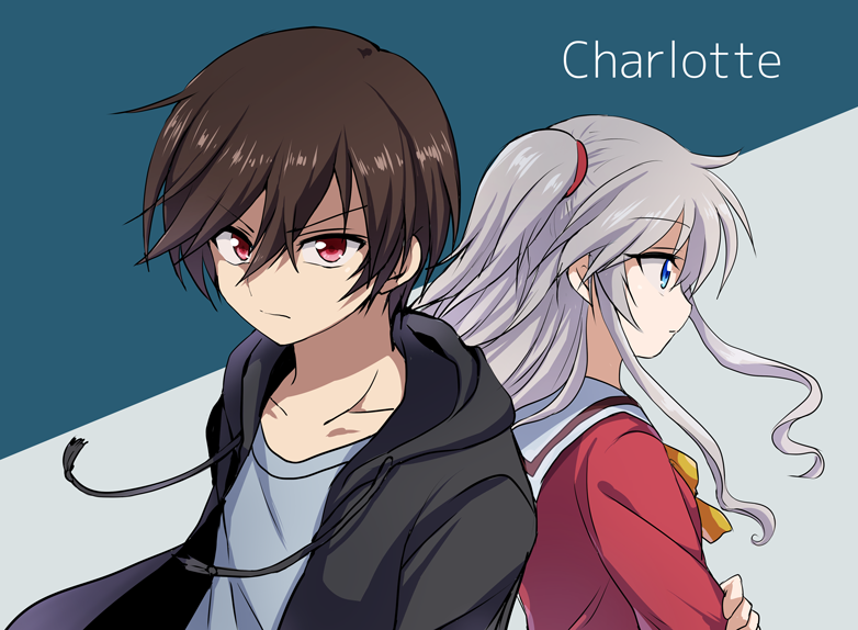 tomori nao and otosaka yuu (charlotte) drawn by nakadome