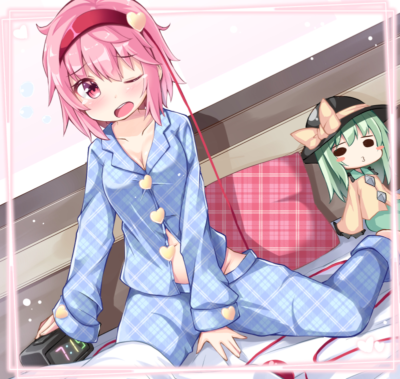 komeiji koishi and komeiji satori (touhou) drawn by ominaeshi_(takenoko)