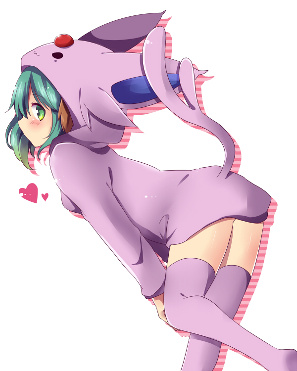 kasodani kyouko and espeon (touhou and 1 more) drawn by uguisu_mochi_(ykss35)