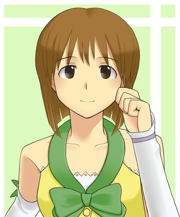 hagiwara yukiho (idolmaster and 1 more) drawn by ginnote