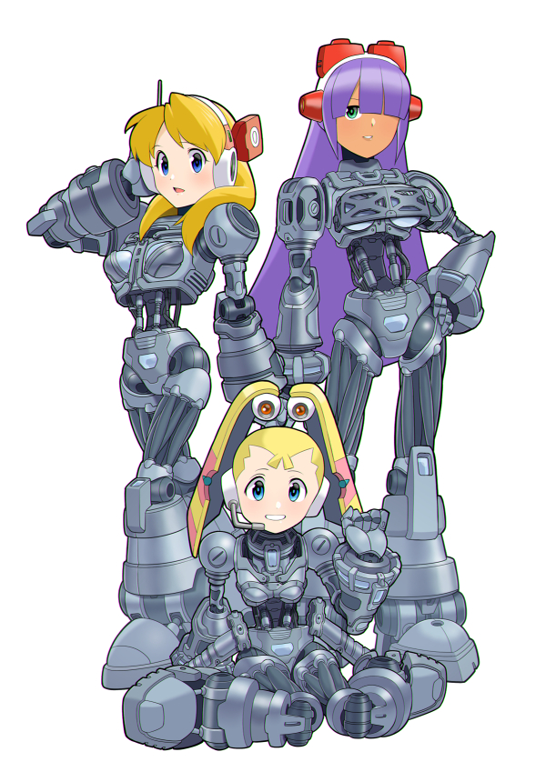 alia, layer, and pallette (mega man and 2 more) drawn by hypericum_(mppv1862)