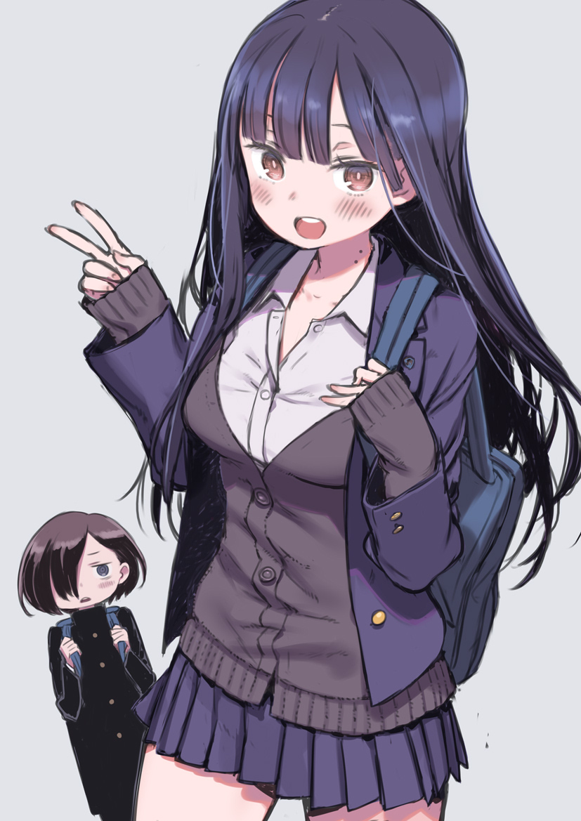 yamada anna and ichikawa kyoutarou (boku no kokoro no yabai yatsu) drawn by kuroboshi_kouhaku