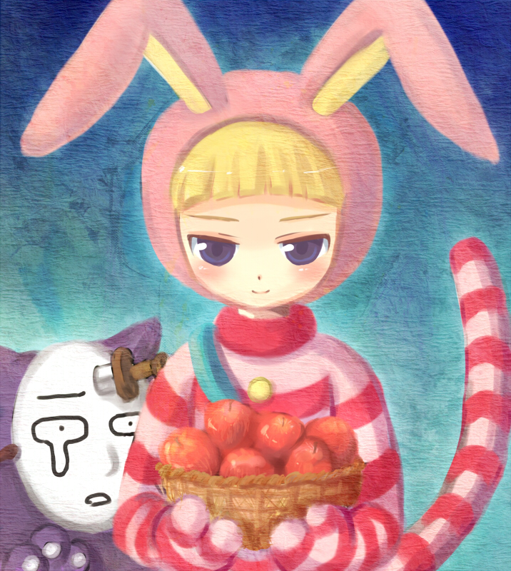 popee and kedamono (popee the performer) drawn by nibii_(panda)