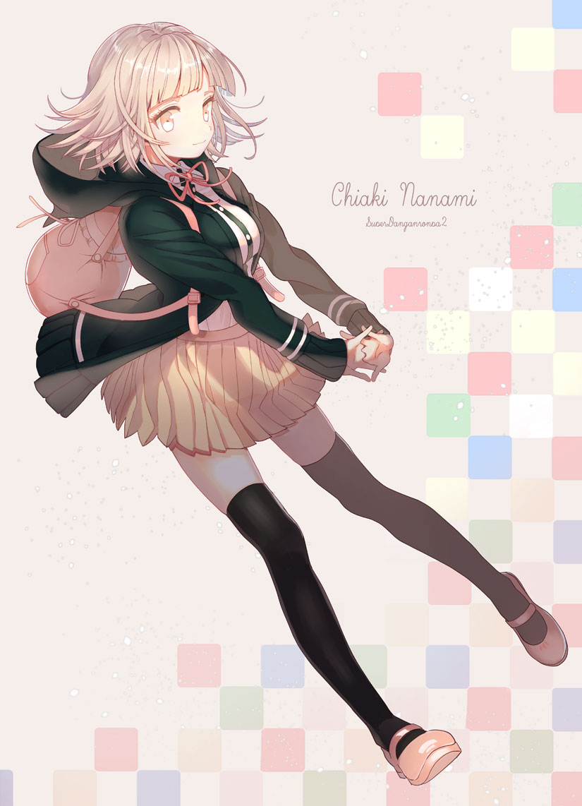 nanami chiaki (danganronpa and 1 more) drawn by shirakino