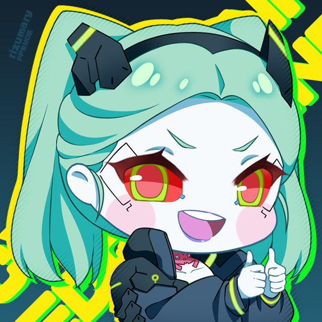 rebecca (cyberpunk and 1 more) drawn by fpsmoe