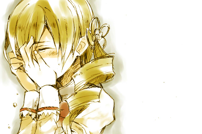 tomoe mami (mahou shoujo madoka magica) drawn by kutsuwada_on