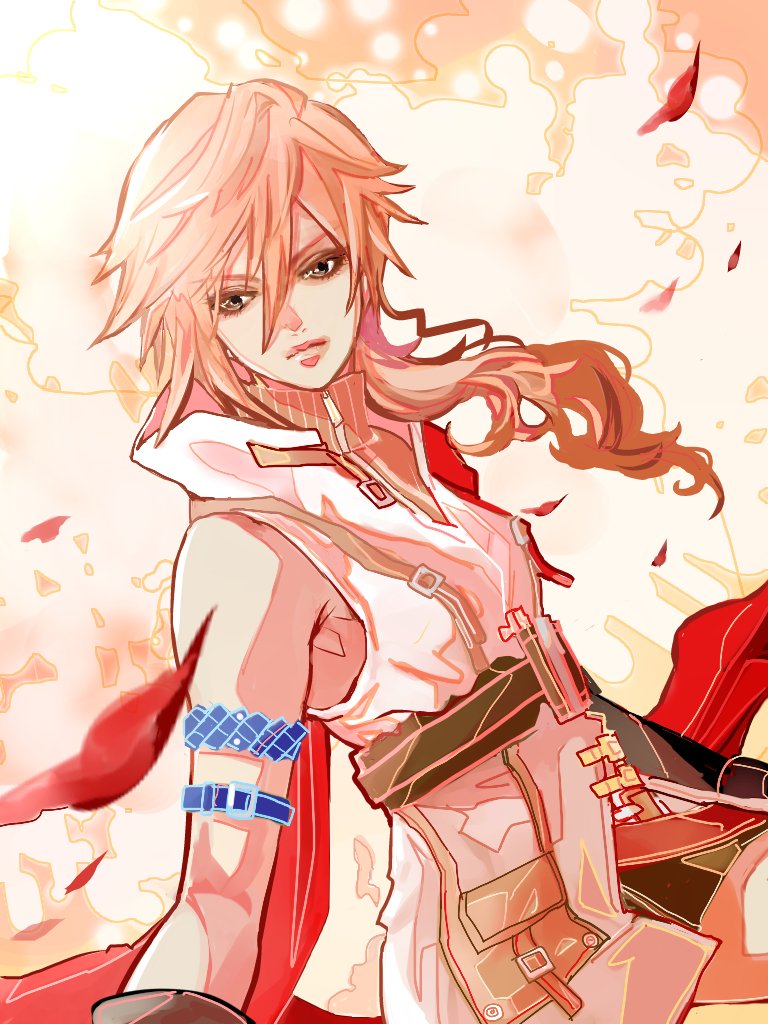 lightning farron (final fantasy and 1 more) drawn by mochi_(hanamaruudondesu)