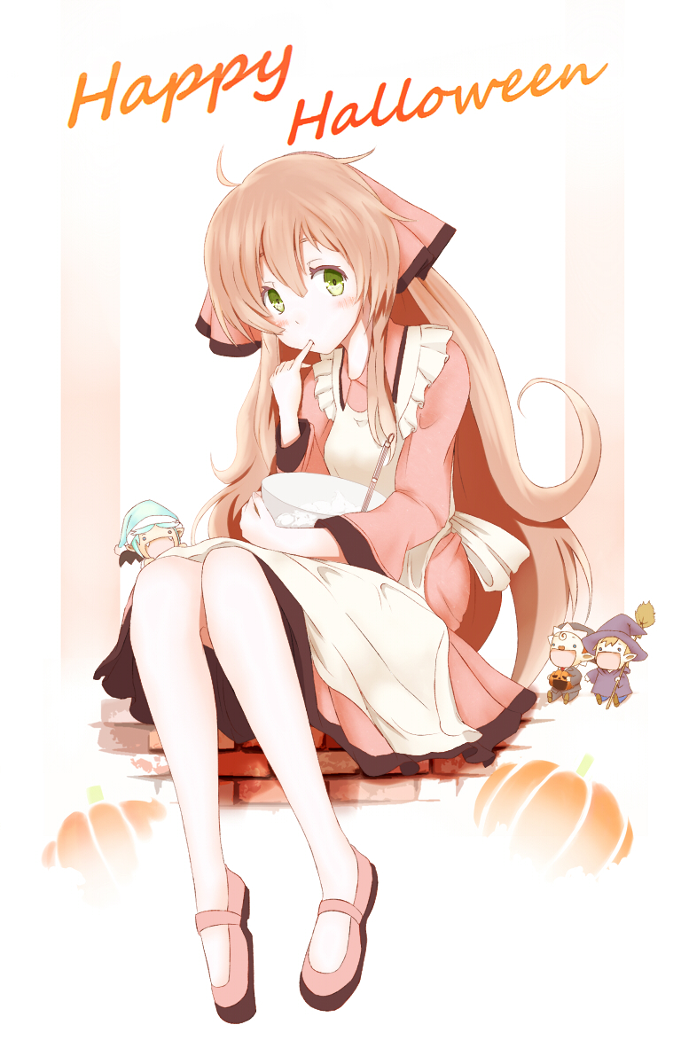 watashi and fairy (jinrui wa suitai shimashita) drawn by peanuts_(ennuim)