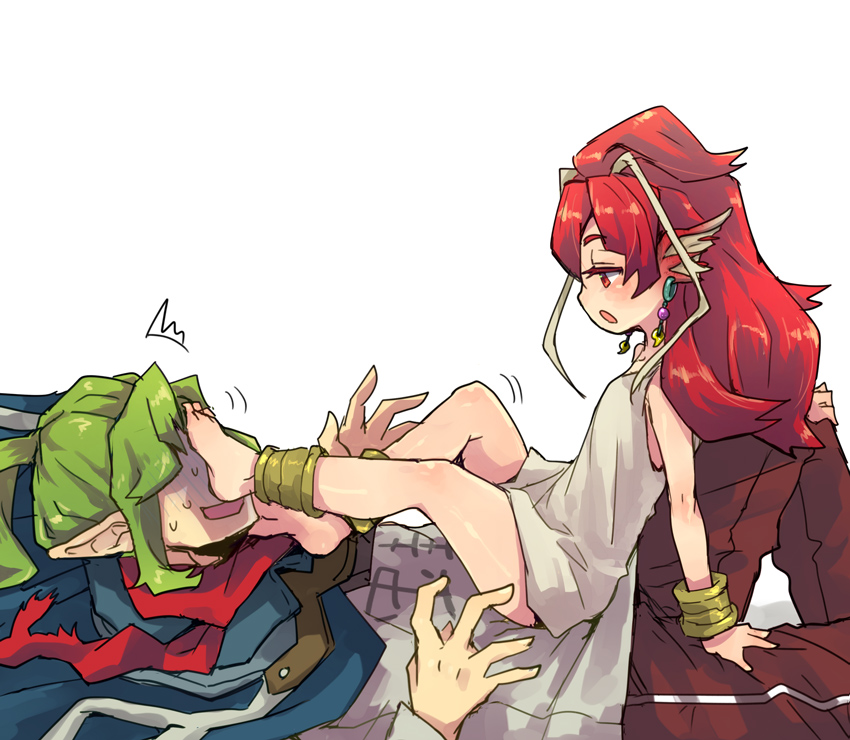 k.r. and ga-tan (log horizon) drawn by mo_(deciliter)