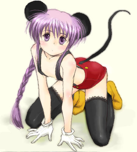 mickey mouse and angelous lazward (original and 1 more) drawn by yagisaka_seto
