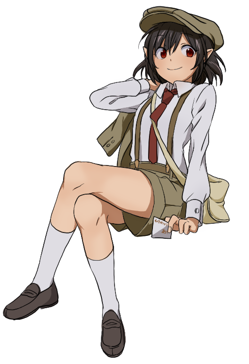 shameimaru aya (touhou and 1 more) drawn by toujou_(toujou_ramen)