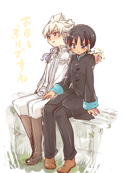 hakuryuu and shuu (inazuma eleven and 1 more) drawn by tobi_(one)