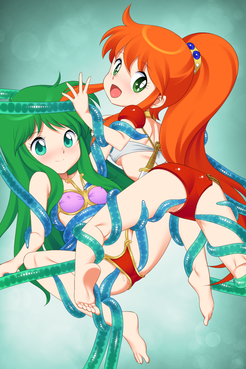 ayanokouji rem and caron (dream hunter rem and 1 more) drawn by fugetsu_taku