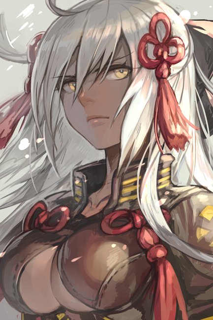 okita souji and okita souji alter (fate and 2 more) drawn by hungry_clicker