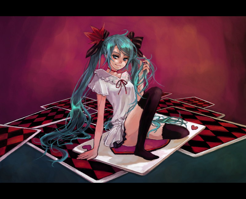 hatsune miku (vocaloid and 1 more) drawn by pisuke