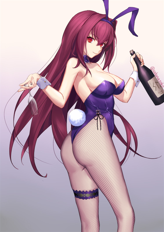 scathach (fate and 1 more) drawn by sakanasoko