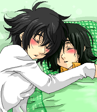 setsuna f. seiei and allelujah haptism (gundam and 1 more) drawn by reno-kichi