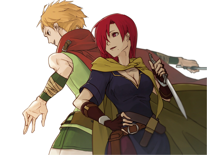 matthew and leila (fire emblem and 1 more) drawn by akimikan_(2.5deciliter)
