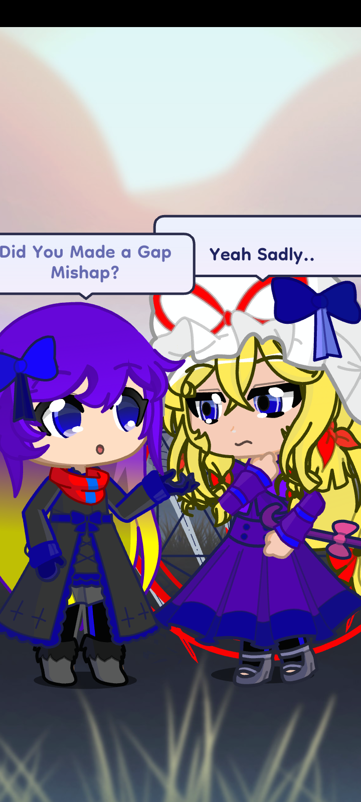 yakumo yukari and hijiri byakuren (touhou and 2 more)