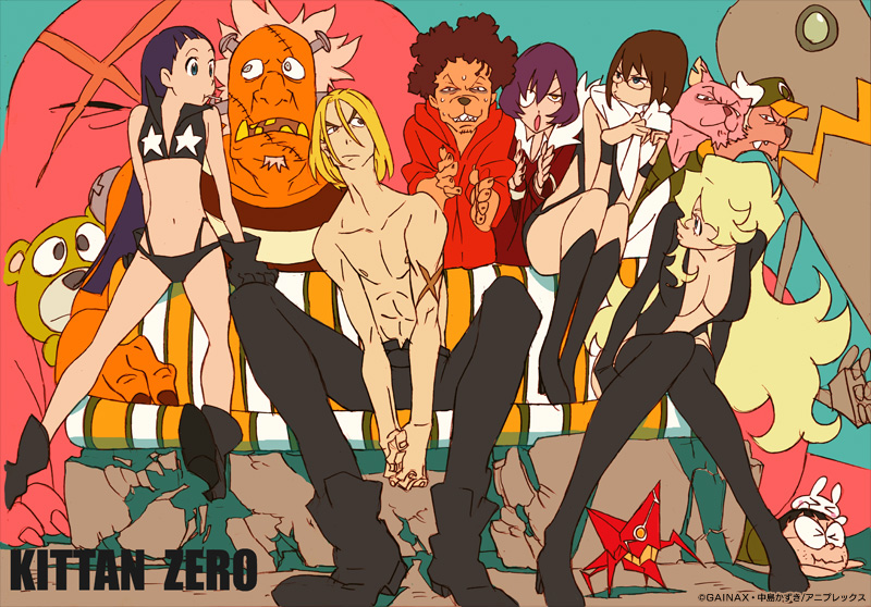 kittan bachika, kiyal bachika, kinon bachika, kiyoh bachika, and maiko (tengen toppa gurren lagann and 1 more) drawn by sushio