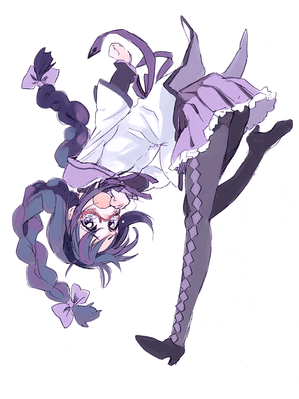 akemi homura (mahou shoujo madoka magica) drawn by amezawa_koma