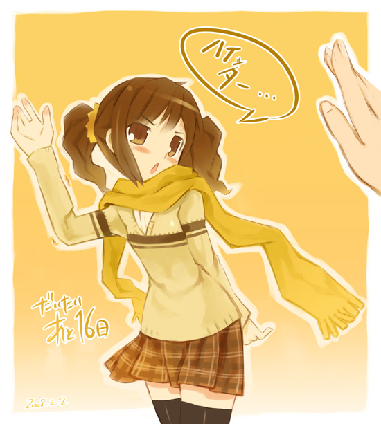 takatsuki yayoi (idolmaster and 1 more) drawn by noripachi