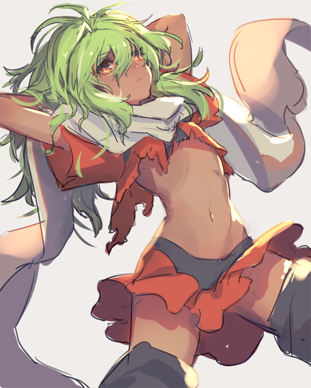 ramlethal valentine and emerada (guilty gear and 2 more) drawn by oro_(sumakaita)