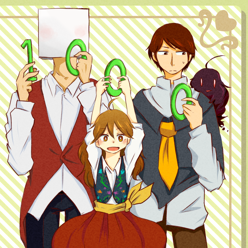 maria, ohaco, and yohan (shirohako no mahoutsukai) drawn by sinononn