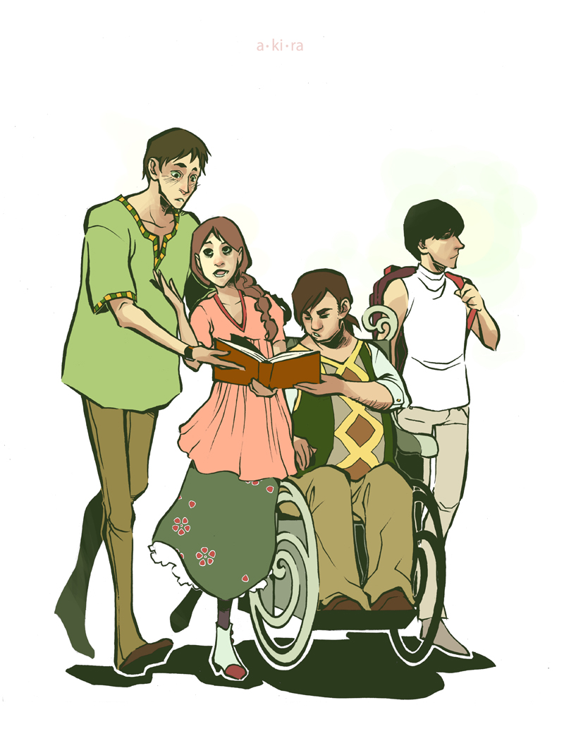 kaneda shoutarou, shima tetsuo, kai, and kei (akira) drawn by yutaan