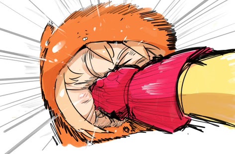 saitama, doma umaru, and komaru (one-punch man and 1 more) drawn by drawfag