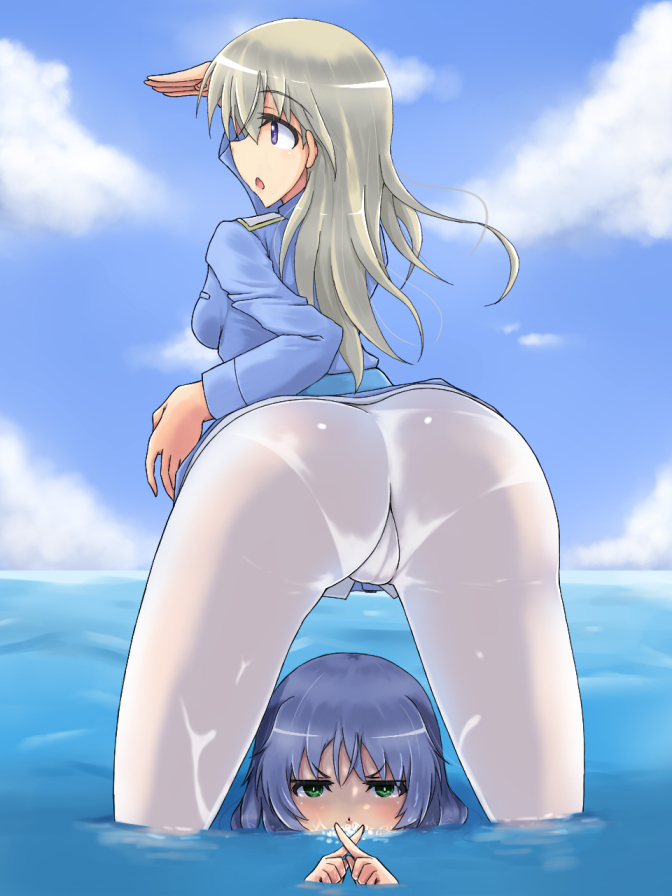 sanya v. litvyak and eila ilmatar juutilainen (world witches series and 1 more) drawn by isosceles_triangle_(xyzxyzxyz)