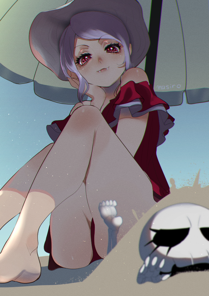 ainz ooal gown and shalltear bloodfallen (overlord) drawn by masiro