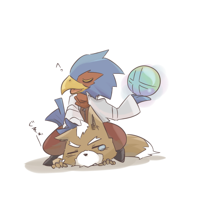 fox mccloud and falco lombardi (super smash bros. and 1 more)