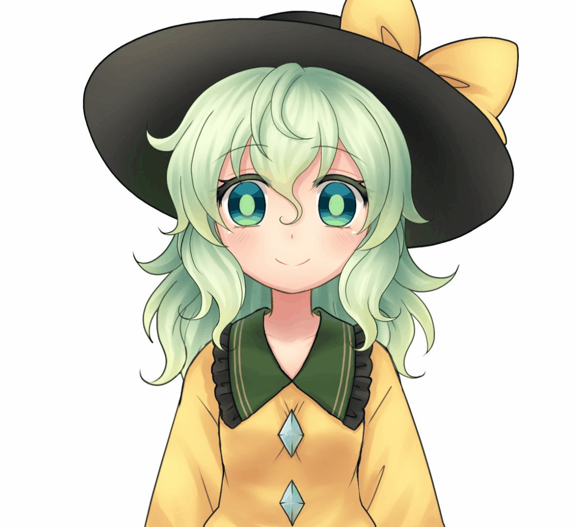 komeiji koishi (touhou) drawn by miruki