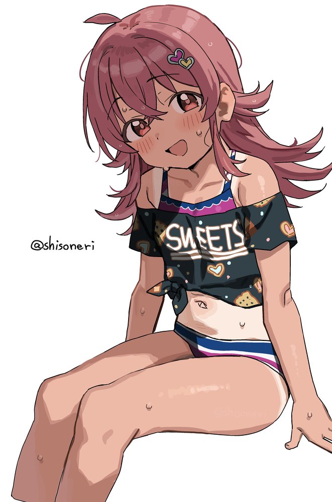 komiya kaho (idolmaster and 1 more) drawn by shisoneri