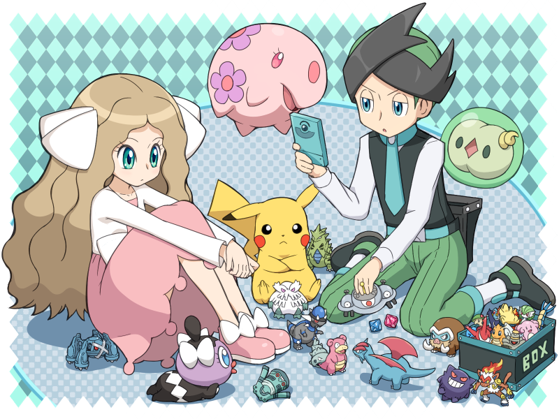 pikachu, gardevoir, gengar, latias, dragonite, and 22 more (pokemon and 2 more) drawn by pokemoa