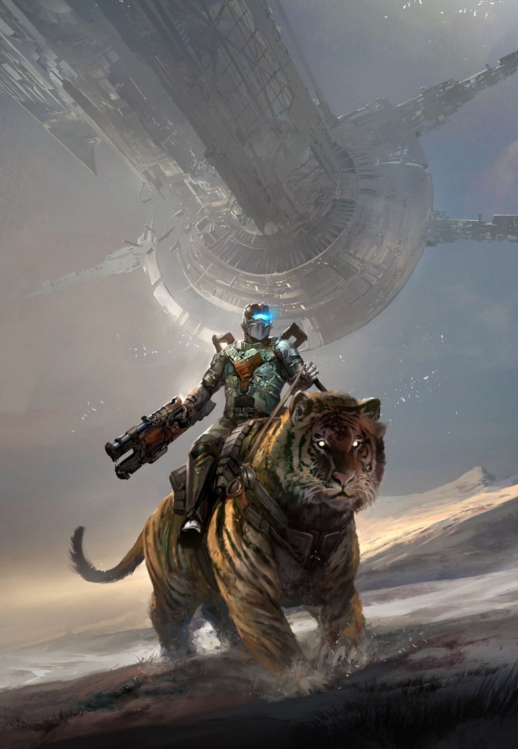 isaac clarke (dead space and 1 more) drawn by kekai_kotaki