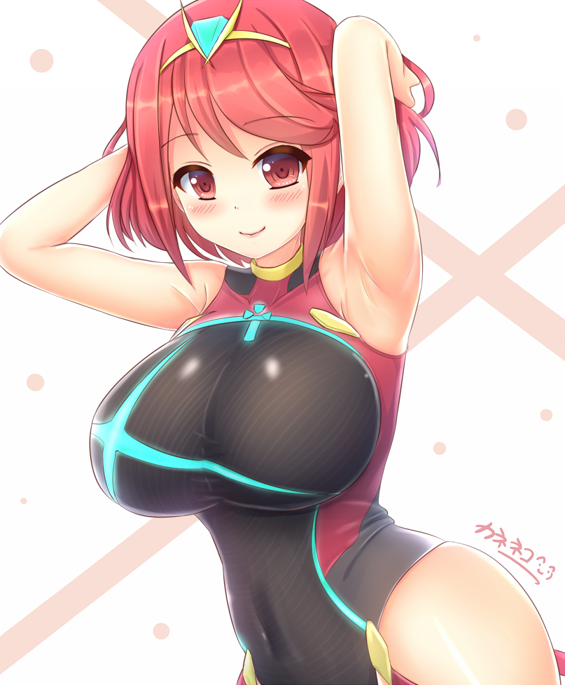 pyra (xenoblade chronicles and 1 more) drawn by kane-neko