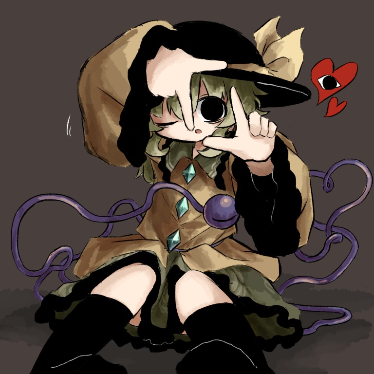 komeiji koishi (touhou and 1 more) drawn by heripantomorrow