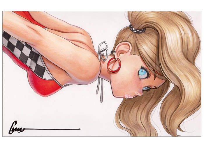 takamaki anne (persona and 3 more) drawn by omar_dogan