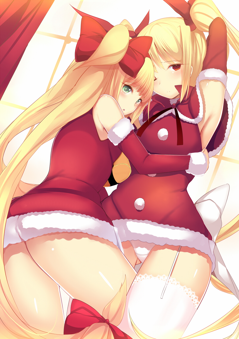 rachel alucard and platinum the trinity (blazblue) drawn by daiaru