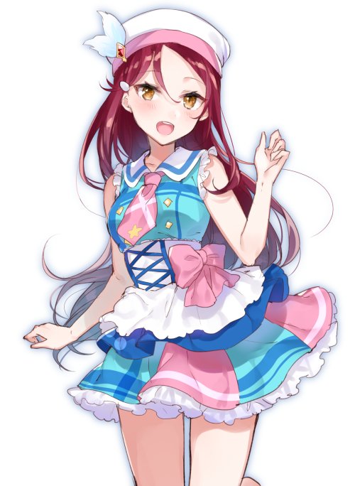 sakurauchi riko (love live! and 1 more) drawn by shirako_miso