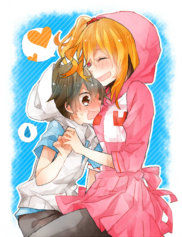 kisaragi momo and amamiya hibiya (kagerou project) drawn by niji_(apricotxx)