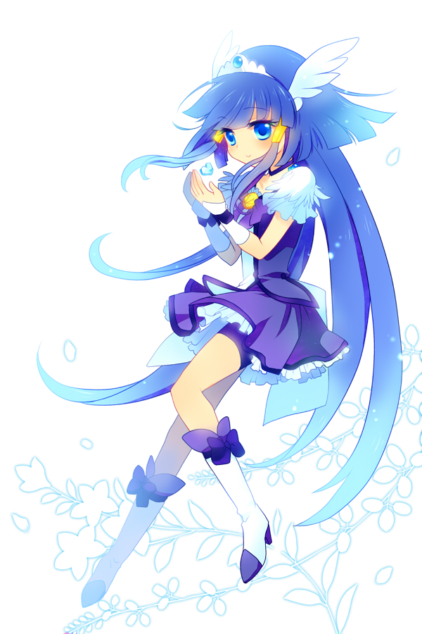 aoki reika and cure beauty (precure and 1 more) drawn by miyu_(matsunohara)